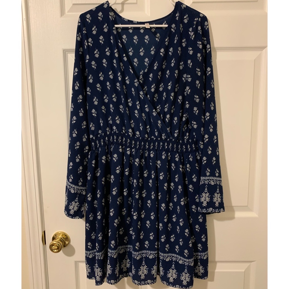 Blue Pattern Dress